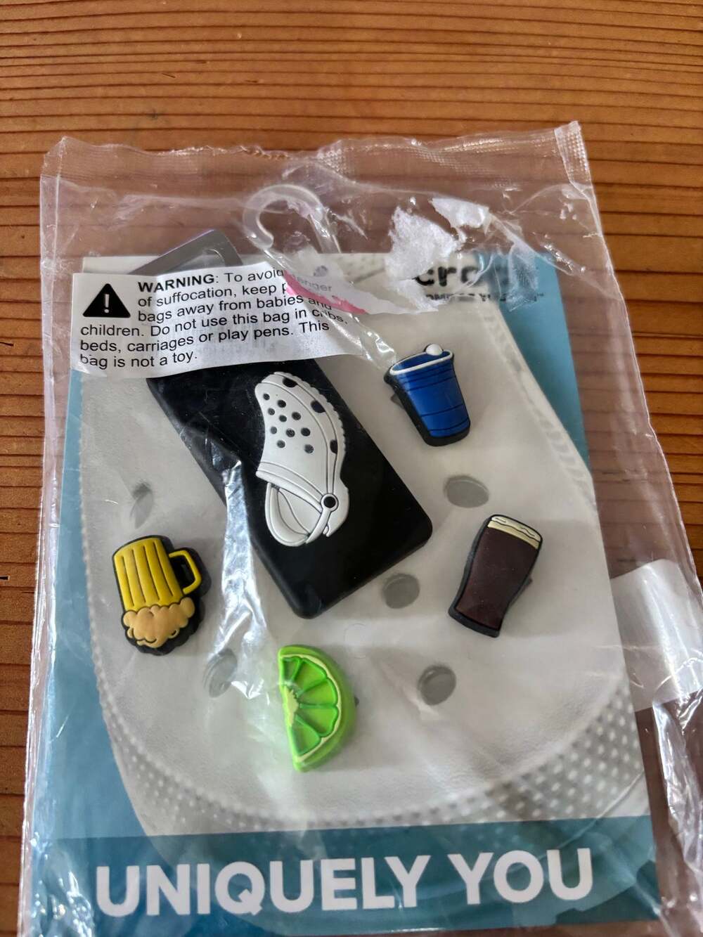 Crocs Jibbitz Charms 5 Bottle Opener, Beer, Lime, solo cup Shoe New Sealed